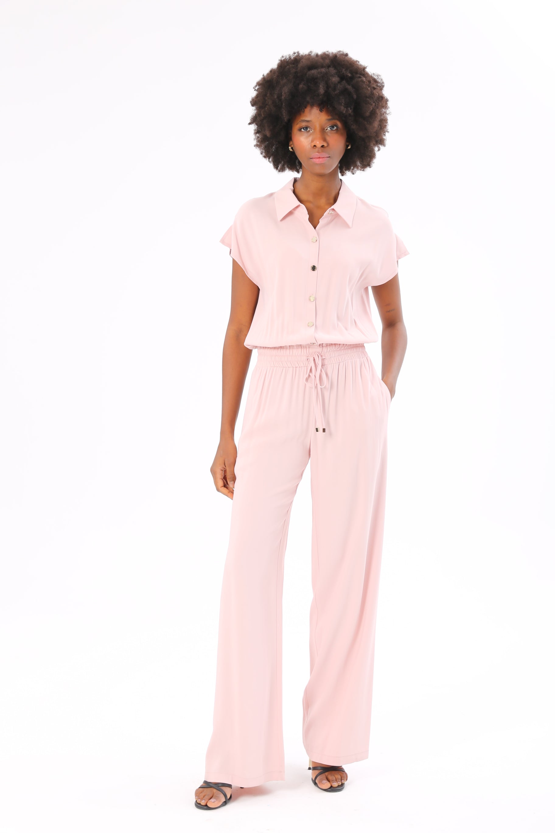 Short Sleeve Jumpsuit