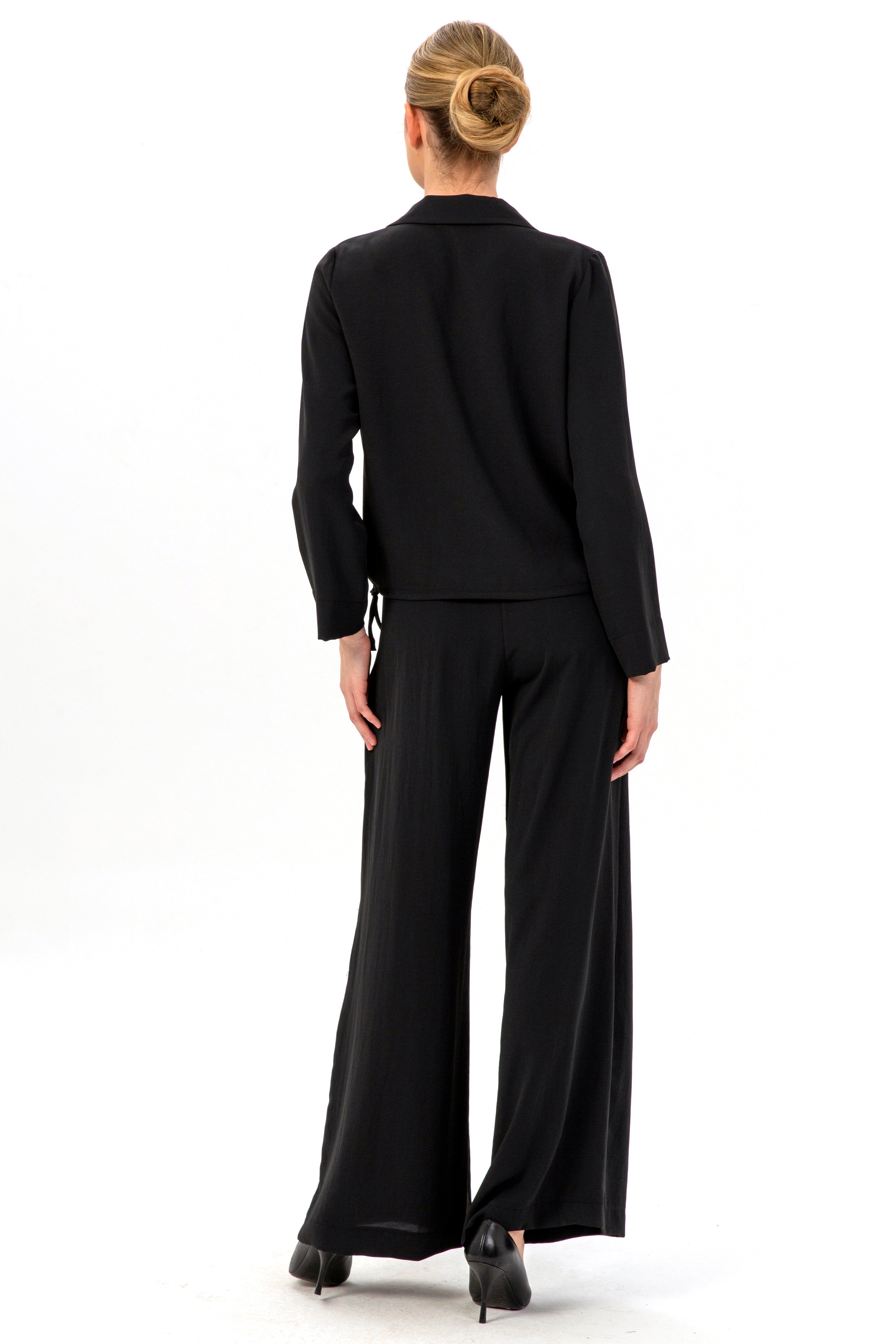 Double-Breasted Blouse Set