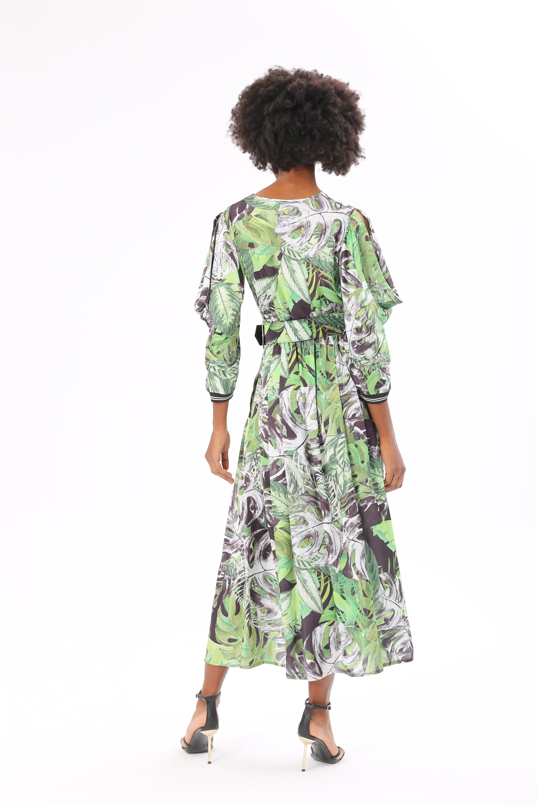 Patterned Long Dress