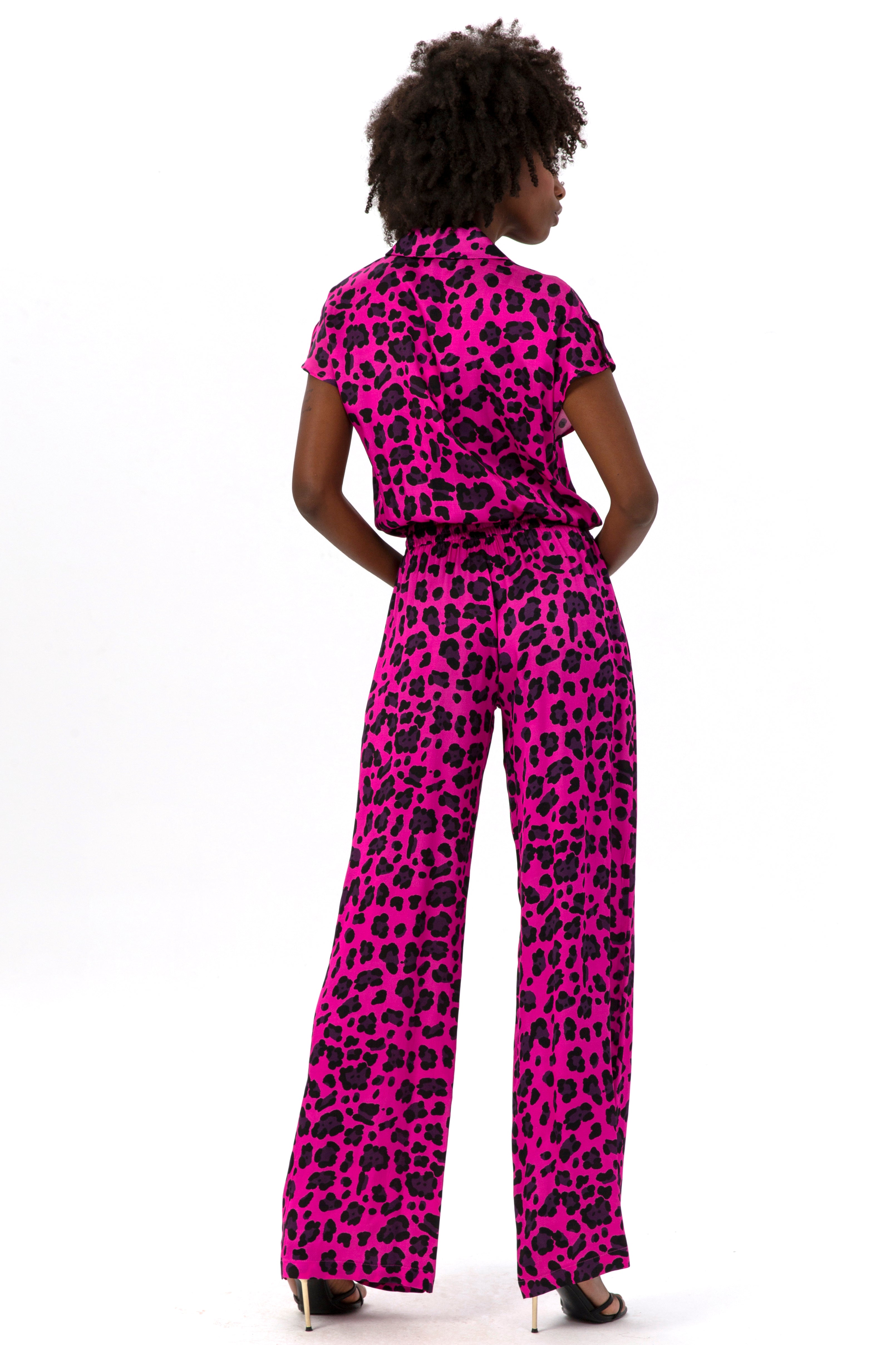 Leopard Print Jumpsuit