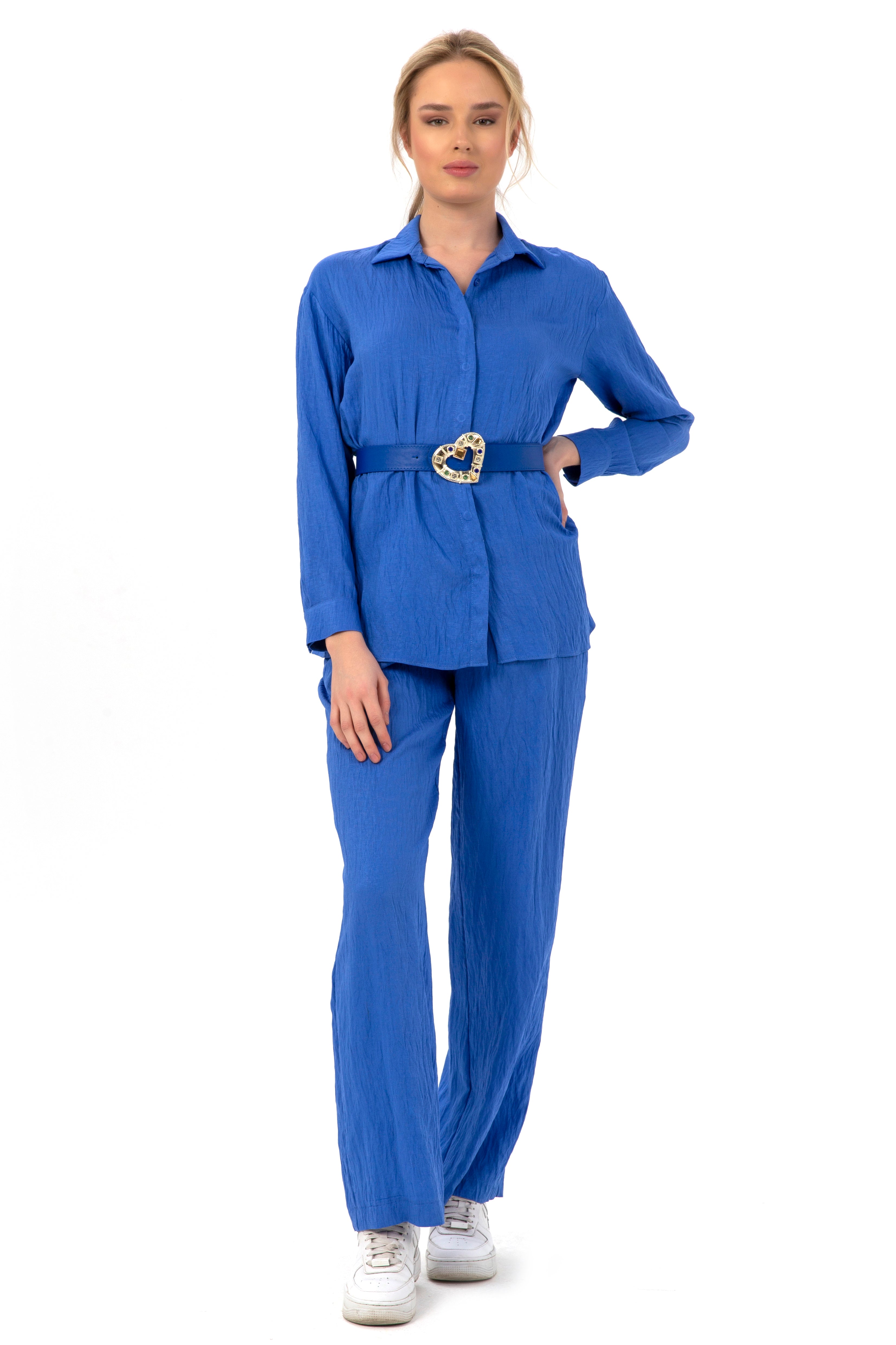 Slim Shirt Pants Suit