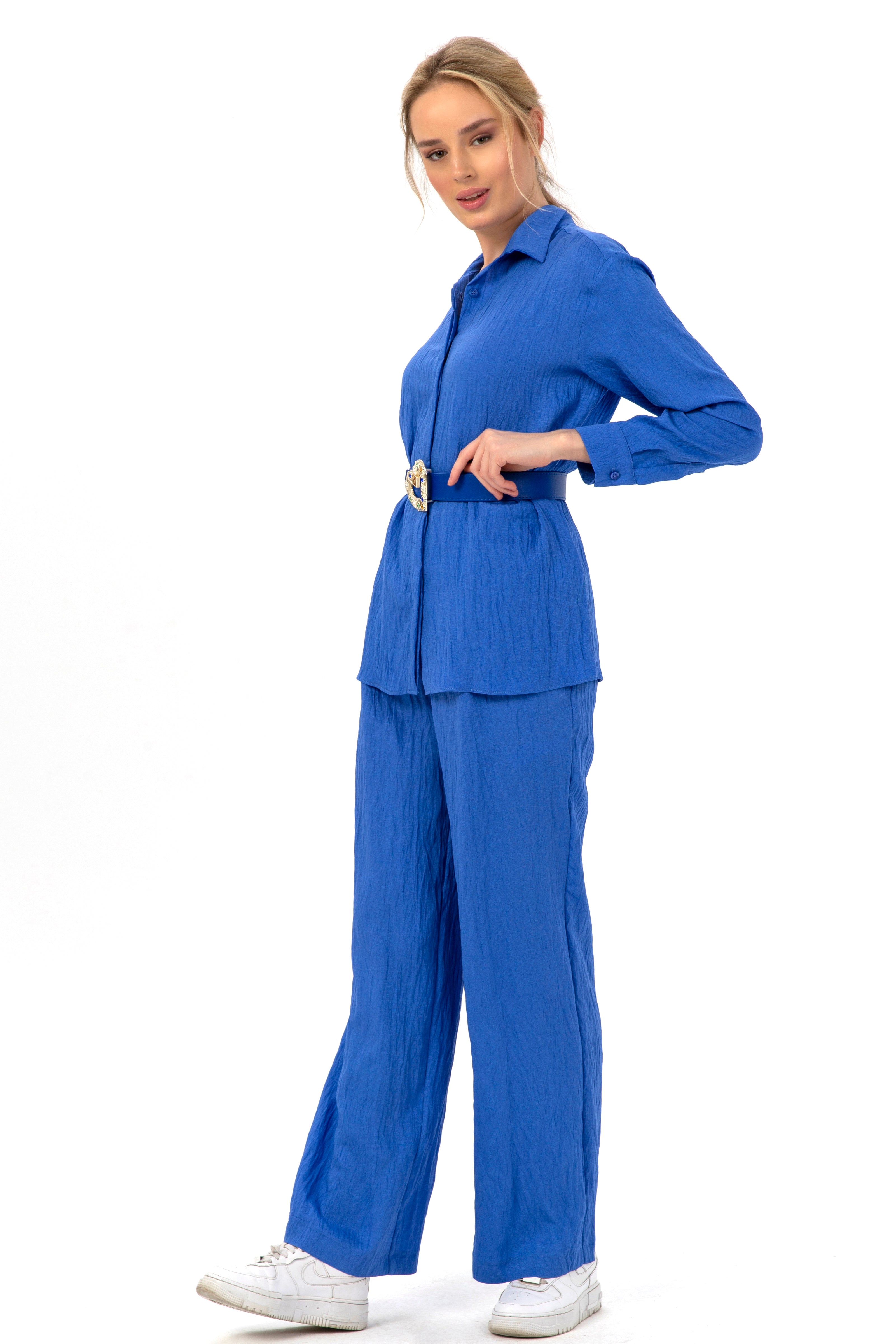 Slim Shirt Pants Suit