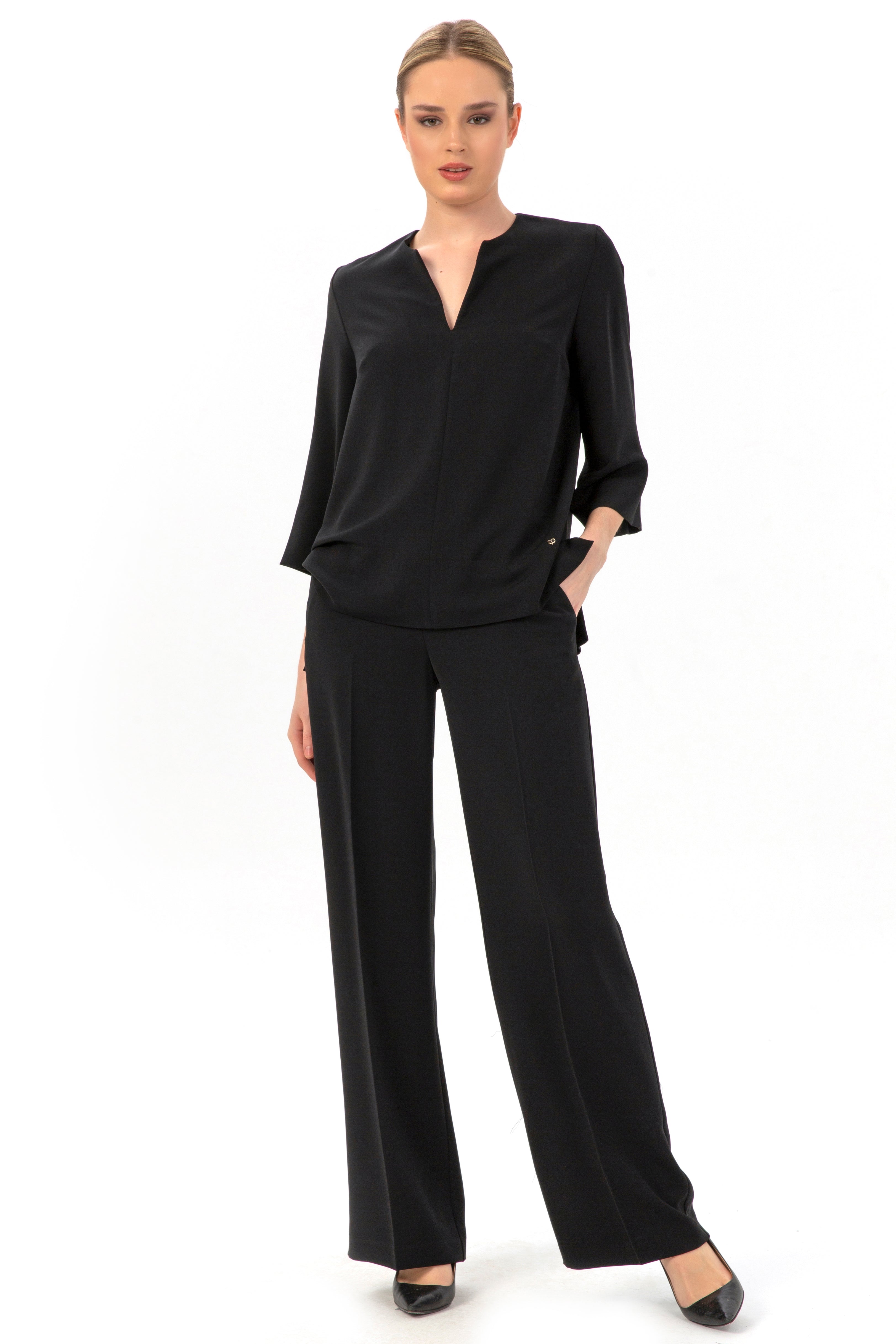 Blouse Pants Suit