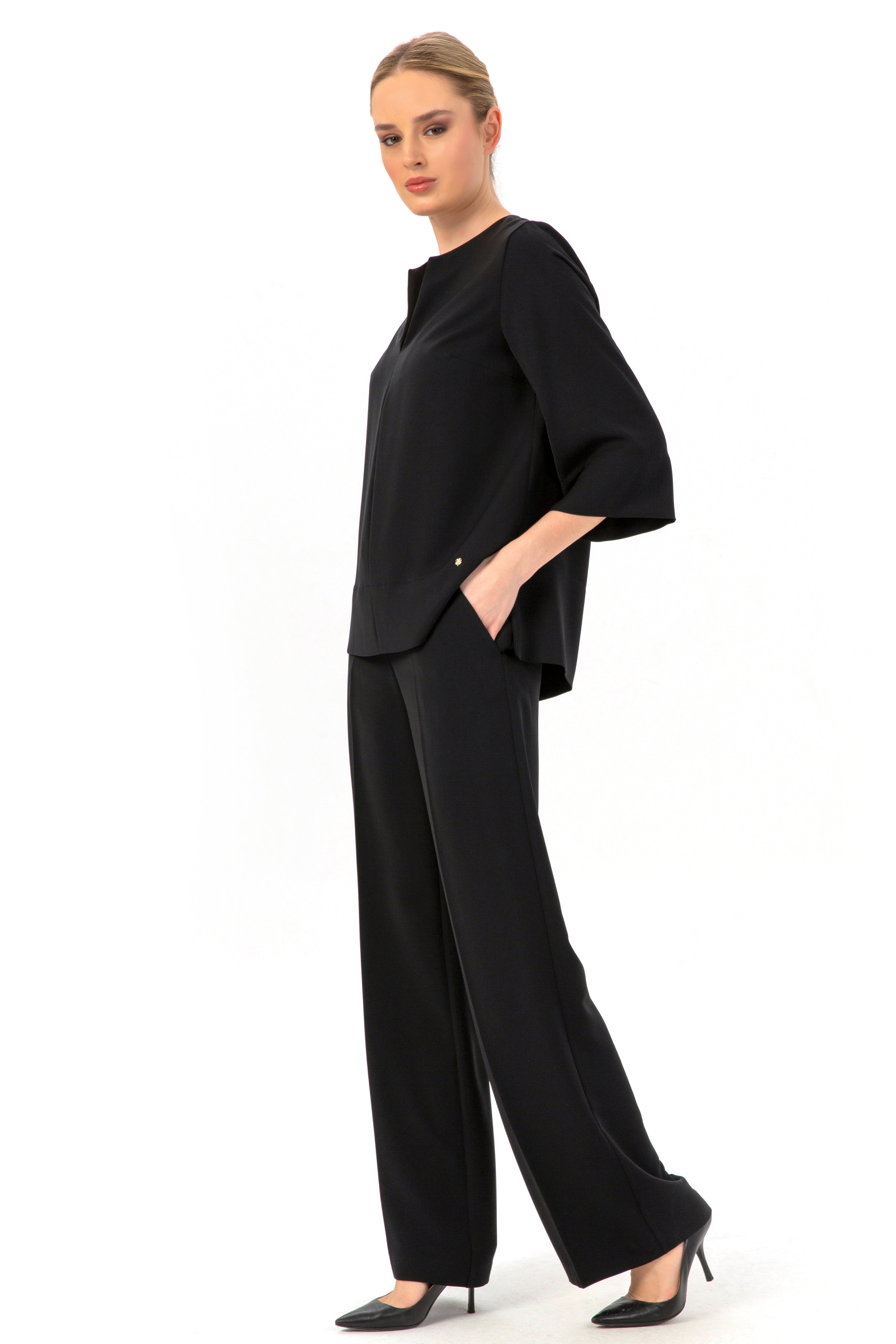 Blouse Pants Suit
