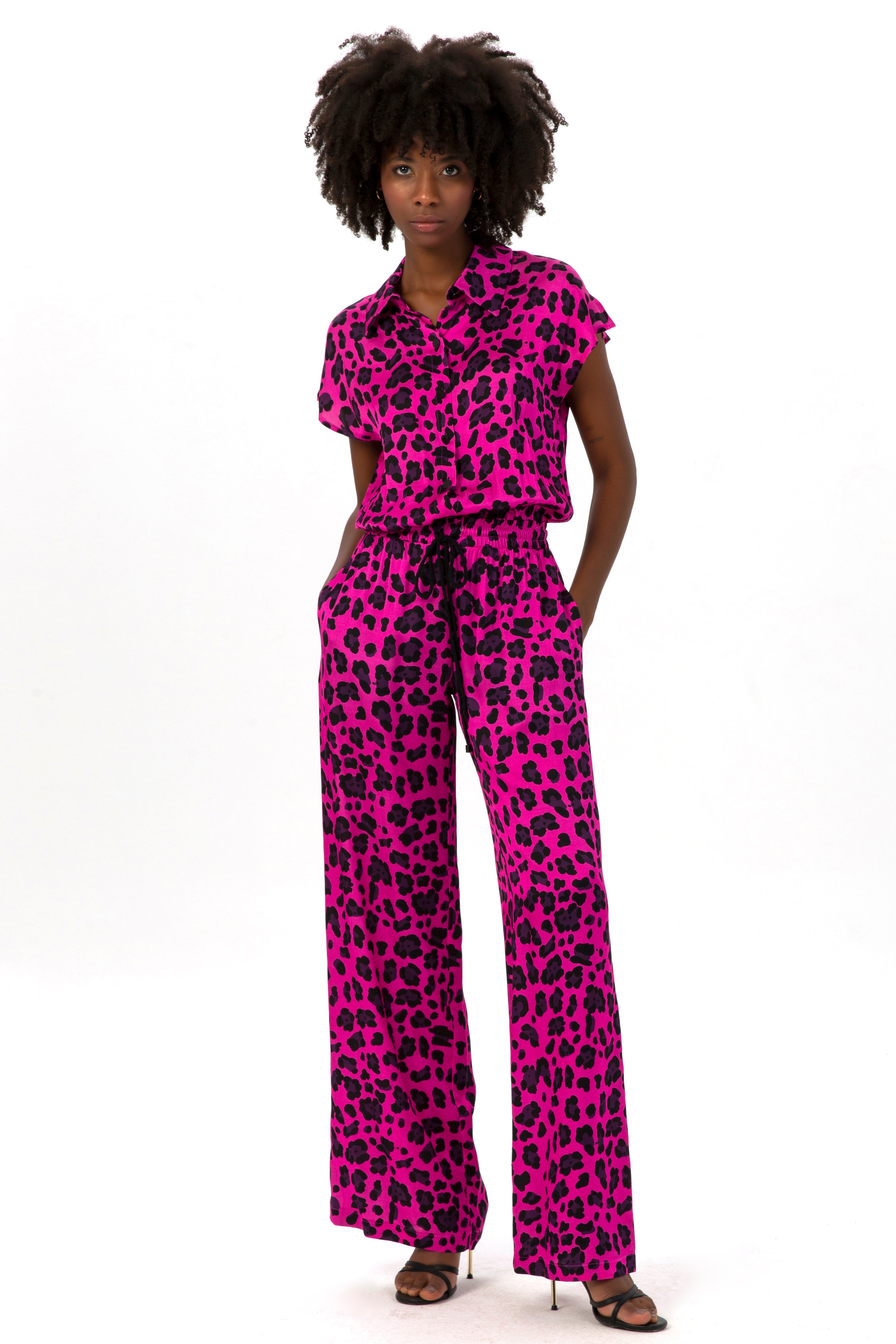 Lacy Animal Print Jumpsuit – Billebon